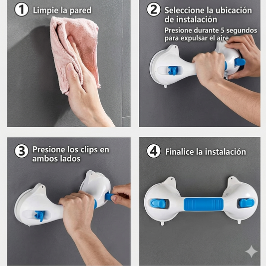 Barandilla para baño con ventosa